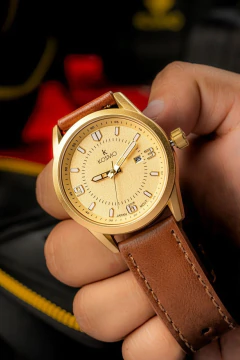 RELOJ KOSMO K4211 CLÁSICO - GOLDEN STORE