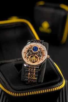 RELOJ KOSMO K6100 AUTOMATICO FASE LUNAR - GOLDEN STORE