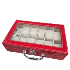 CAJA ORGANIZADORA DE RELOJES 12 PUESTOS