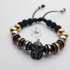 Pulsera Gladiador Neopreno y Acero