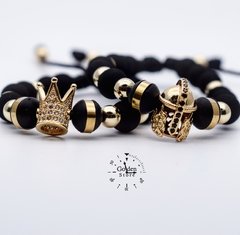 PULSERA NEOPRENO / ACERO INOXIDABLE PAREJA X2