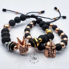PULSERAS EN PAREJA NEOPRENO / ACERO INOXIDABLE