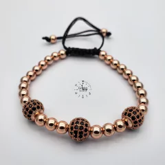 PULSERA 3 BOLAS ACERO INOXIDABLE