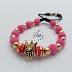 PULSERA CORONA NEOPRENO / ACERO INOXIDABLE