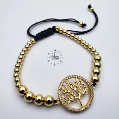PULSERA ARBOL DE VIDA ACERO INOXIDABLE