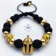 PULSERA GLADIADOR NEOPRENO / ACERO INOXIDABLE