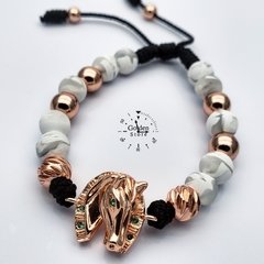 PULSERA CORCEL NEOPRENO / ACERO INOXIDABLE