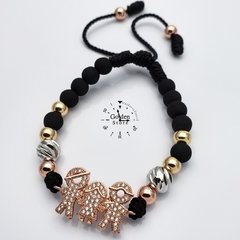 PULSERA FAMILIA NEOPRENO / ACERO INOXIDABLE CORONA UNISEX