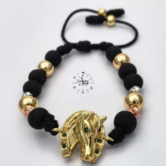 PULSERA CORCEL NEOPRENO / ACERO INOXIDABLE