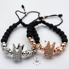 PULSERAS PARA PAREJAS CORONAS