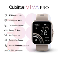 Cubitt VIVA Pro Smartwatch AMOLED - Gris Lobo - tienda online