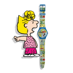 Reloj SWATCH SMAK! - SO29Z108 Peanuts: Diversión en Cada Hora - GOLDEN STORE