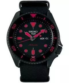 Reloj Seiko 5 Sports SRPD83K1 – Automático 42.5mm Street Style Negro Nylon 100M - comprar online