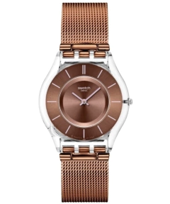 Reloj Swatch Essentials: Mocha in Mind - SS08K121M