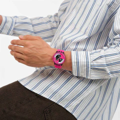 Reloj Swatch FUCHSIA LINES SUSB110 Cronógrafo Rosa y Negro en internet