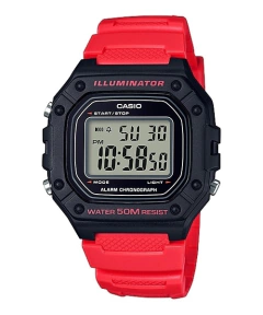 reloj para hombre W-218H-4BV  original rojo