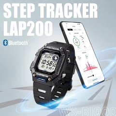 Reloj Casio WS-B1000-1AV - Compacto, con Conectividad Bluetooth y Contador de Pasos para un Estilo de Vida Activo - comprar online