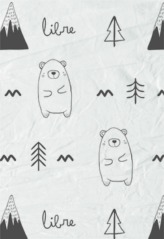 MUSELINA OSO LIBRE - comprar online