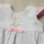 Body Romper Mesversário Coelhinho Branco e Rosa - Lille Bebê Enxoval, Batizado e Roupas 