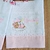 Kit 2 Fraldas de ombro personalizadas bordado ursinha nuvem rosa na internet