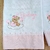Kit 2 Fraldas de ombro personalizadas bordado ursinha nuvem rosa - Lille Bebê Enxoval, Batizado e Roupas 
