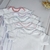 Kit Body Bebê em Suedine 100% Algodão Branco 5 peças na internet
