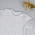 Body Bebê em Suedine 100% Algodão Branco detalhe Azul - Lille Bebê Enxoval, Batizado e Roupas 