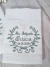 Kit Toalha de Batismo de linho e fralda personalizada cinza menino - Lille Bebê Enxoval, Batizado e Roupas 