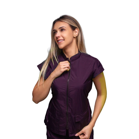 Jaleco Feminino Master Roxo