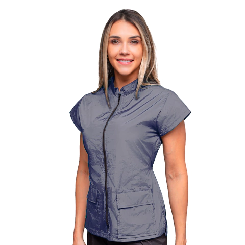 Jaleco Feminino Pro Groomer Br Cinza - comprar online