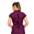 Jaleco Feminino Standard Ameixa - Groomer.br | Uniformes e Jalecos para Tosadores e Banhistas 
