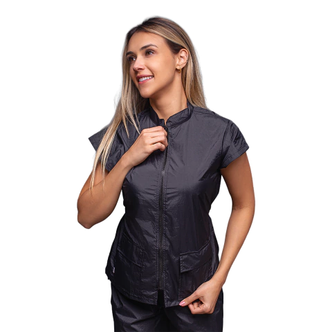 Jaleco Feminino Master GroomerBr Preto