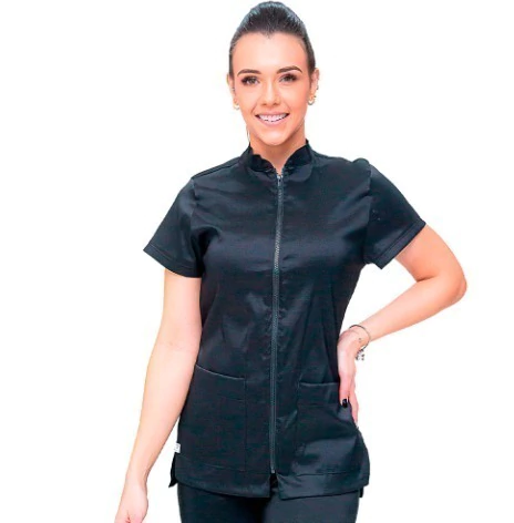 Jaleco Feminino Premium Preto - comprar online