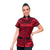 Jaleco Feminino Premium Marsala e Preto
