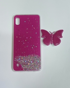 Sams A10 Funda +soporte Mariposa Violeta - comprar online