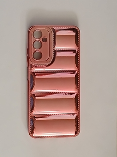 Sams A05s Funda Puffer Metalizada Rosa - comprar online