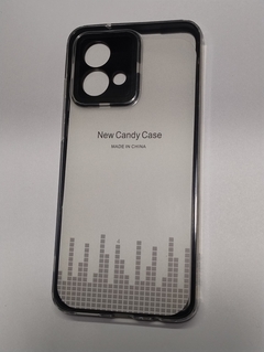 Moto G84 Funda Bumper Negra