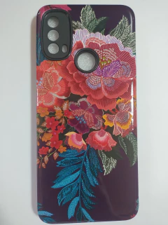Moto E40 Funda Ref Flor Rosa - comprar online