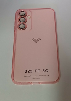 Sams S23 FE Funda tpu cubre camara Rosa - comprar online