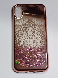 Iphone X - xs Funda agua brillos en internet