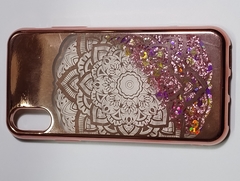 Iphone X - xs Funda agua brillos
