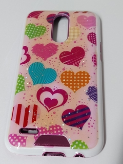 Lg K10 2017 Funda Ref Corazones