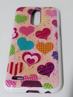 Lg K10 2017 Funda Ref Corazones - comprar online