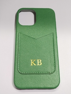 iPhone 12 Pro Max Funda Tarjetero Verde
