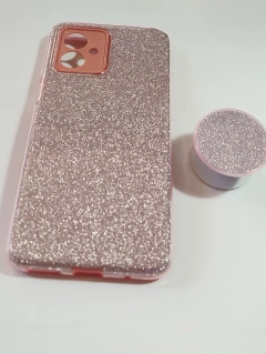 Moto G14 Funda + soporte Pop Rosa