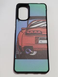 Moto G22 E32 Funda Auto Rojo