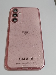 Sams A16 Funda Glitter Lentes Rosa en internet