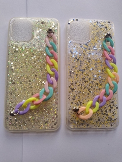 Sams A03 Funda Cadena Color Amarilla - Tecnostreet785
