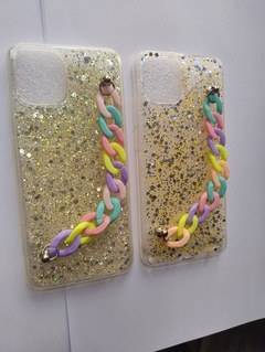 Sams A03 Funda Cadena Color Amarilla en internet