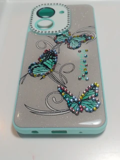 Xiaomi A5 Funda Strass Mariposas Aqua Poco c71 - comprar online